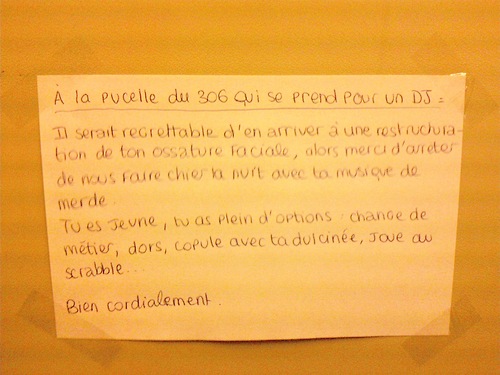 lettre cremaillere voisin
