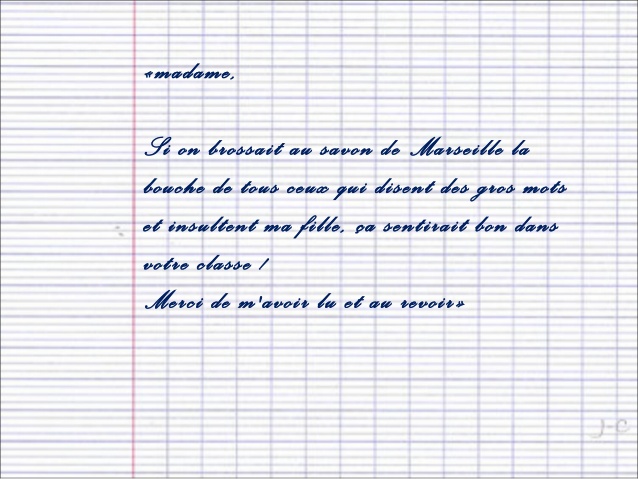 lettre d'excuse pour absence en cours