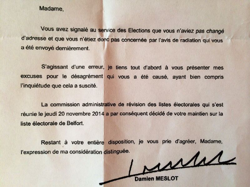 lettre d excuse pour desagrement