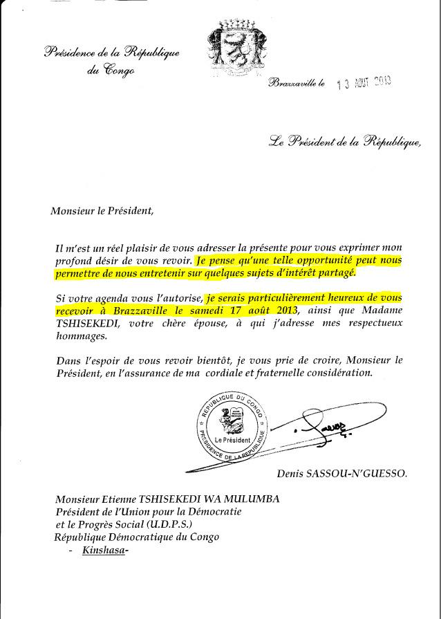 lettre d'invitation formelle a une ceremonie