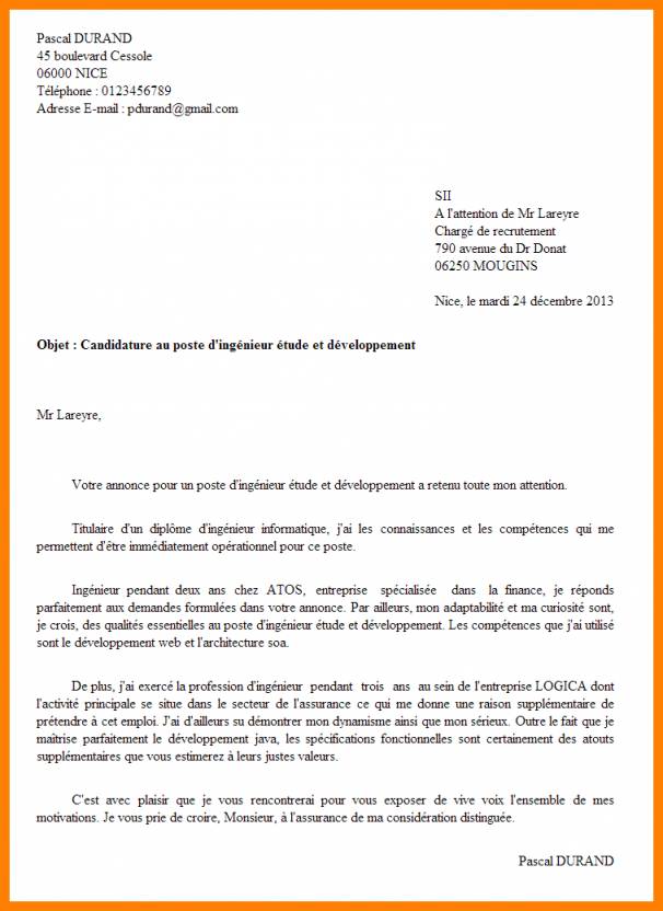 lettre de changement de titulaire