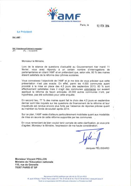 lettre de clarification