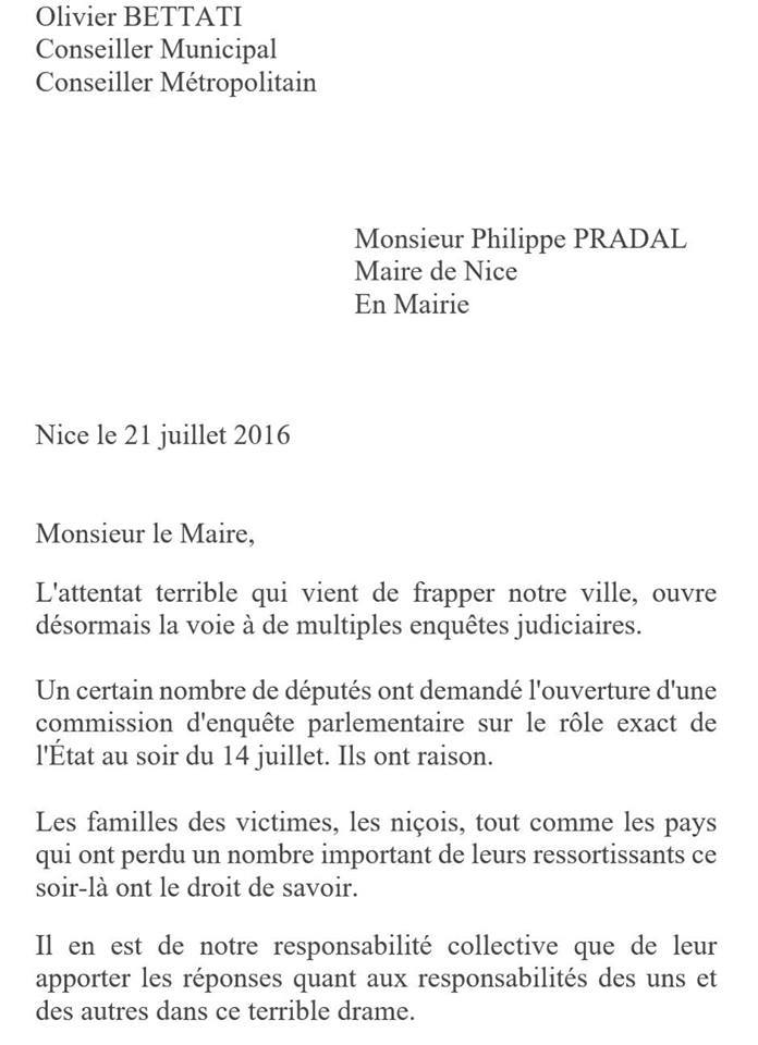 lettre de clarification
