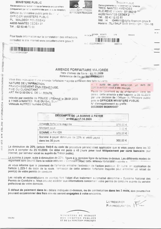 lettre de constestation
