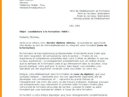 lettre de contact professionnel