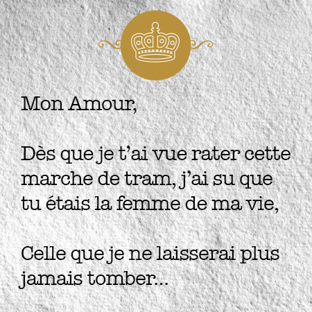 lettre de demande au mariage