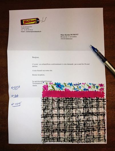 lettre de demande d echantillon