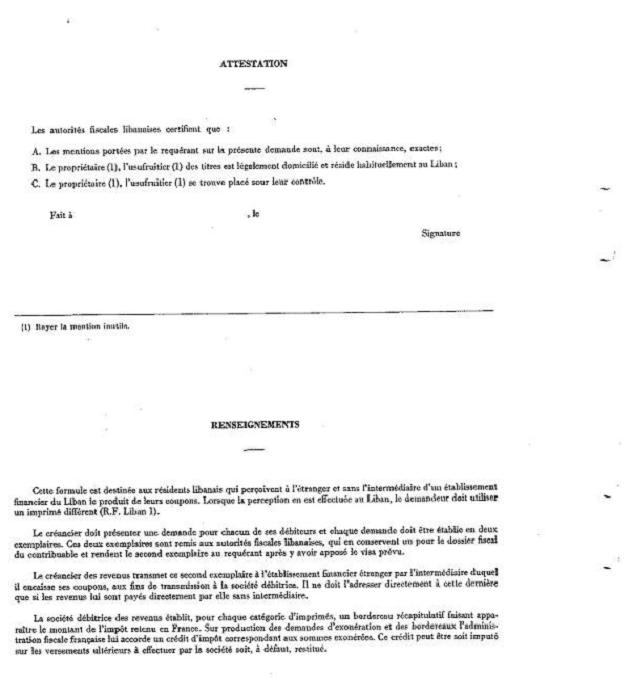 lettre de demande de degrevement d'impots