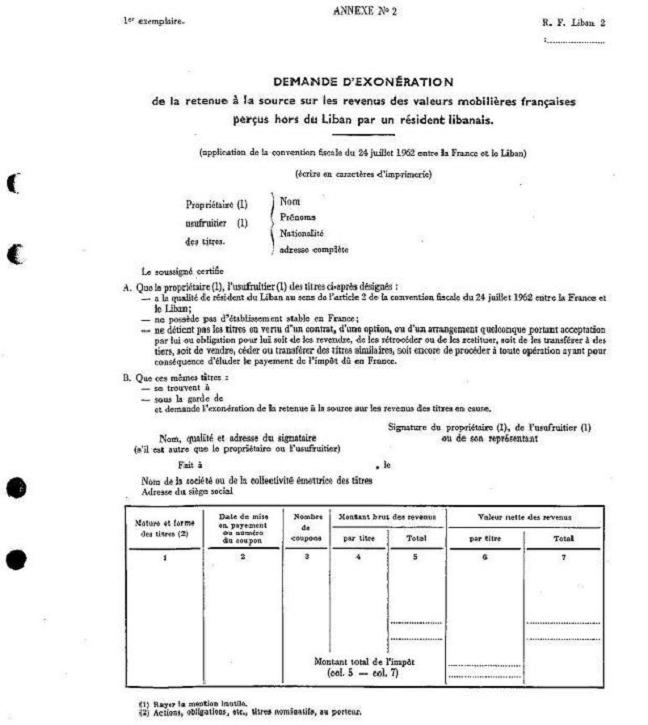 lettre de demande de degrevement d'impots