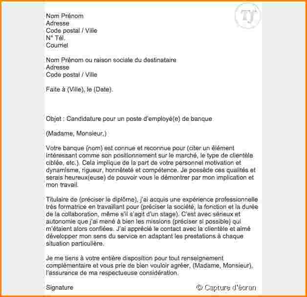 lettre de demission emploi saisonnier