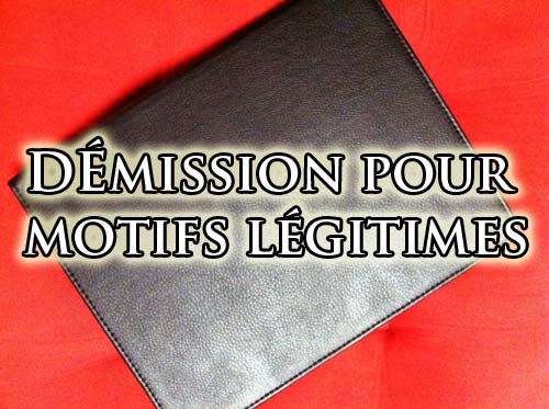 lettre de demission legitime