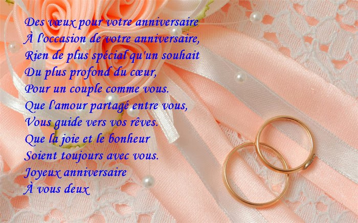 lettre de felicitation pour un mariage
