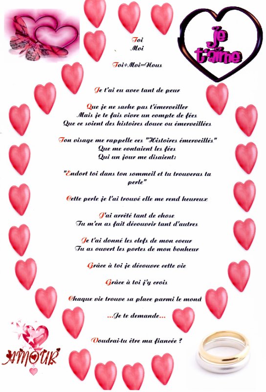 lettre de fiancailles gratuit