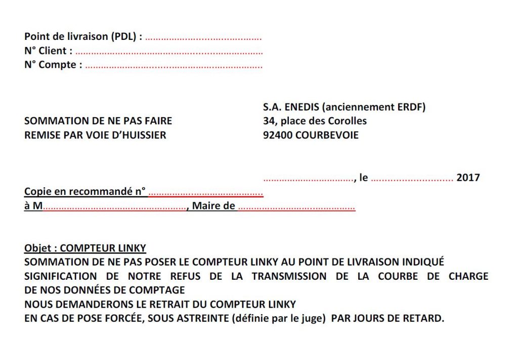 lettre de mandat type