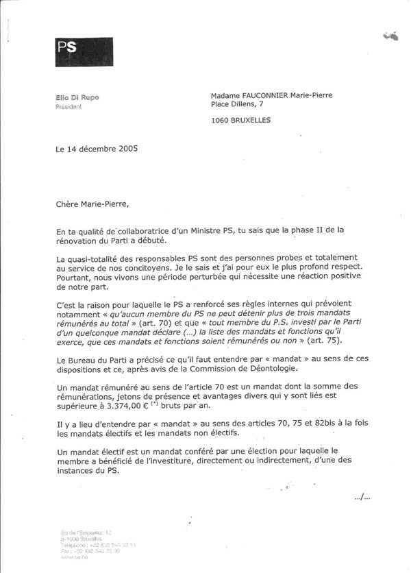 lettre de mandat type