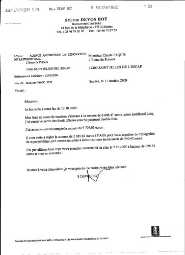 lettre de mandataire