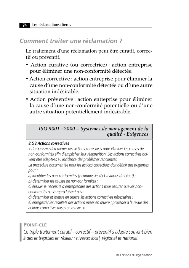 lettre de mecontentement d'une prestation de service