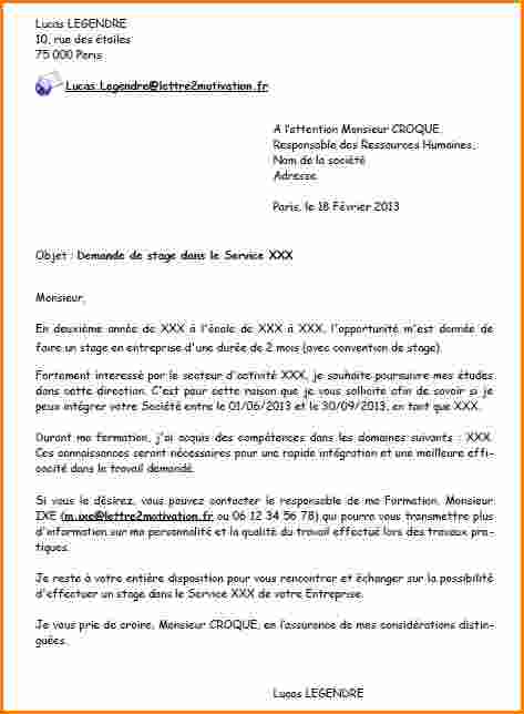 lettre de motivation administration