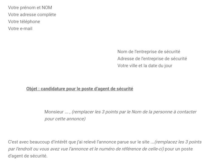 lettre de motivation agent d'entretien sans experience gratuit