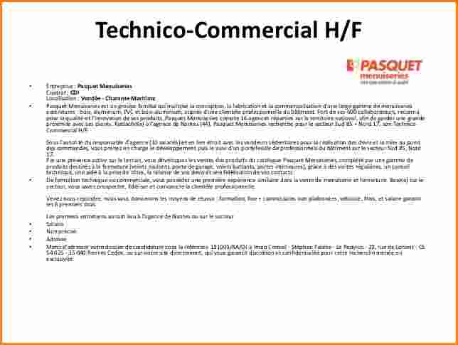 lettre de motivation comercial
