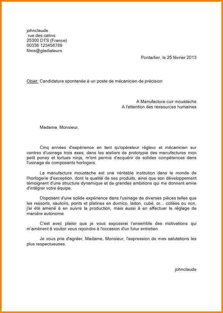 lettre de motivation douane gratuite