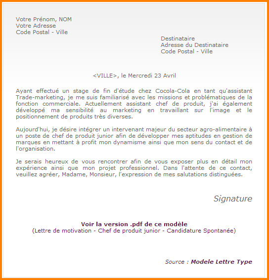 lettre de motivation gratuite macon