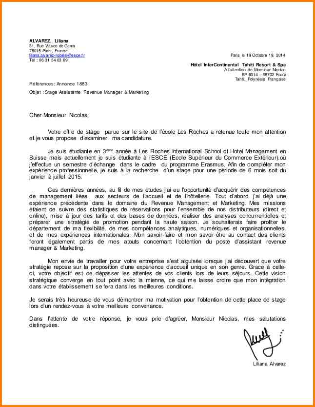 lettre de motivation gratuite manager
