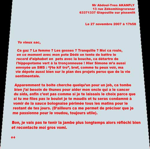 lettre de motivation maitre d'hotel
