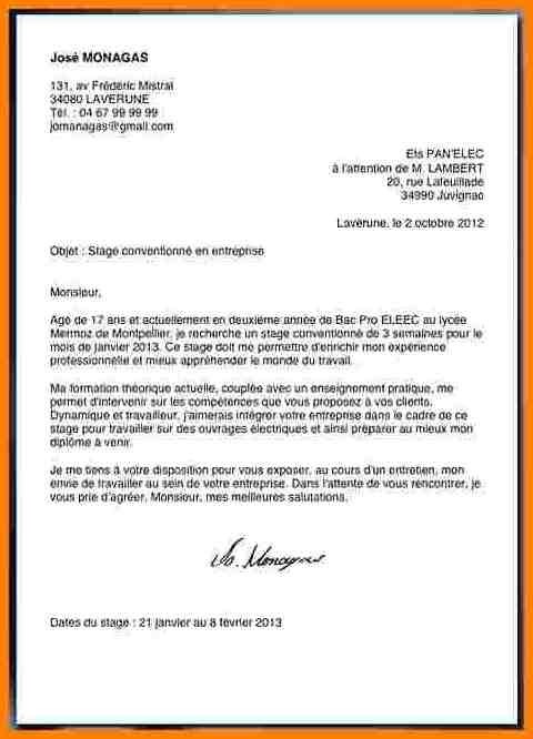 lettre de motivation modeles