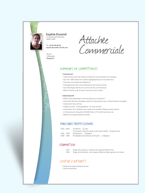 lettre de motivation pour attache commercial