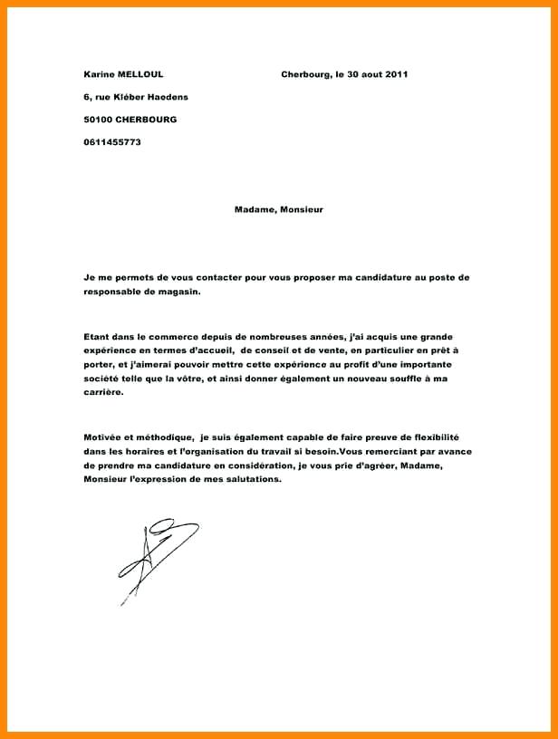 lettre de motivation pour cadre commercial