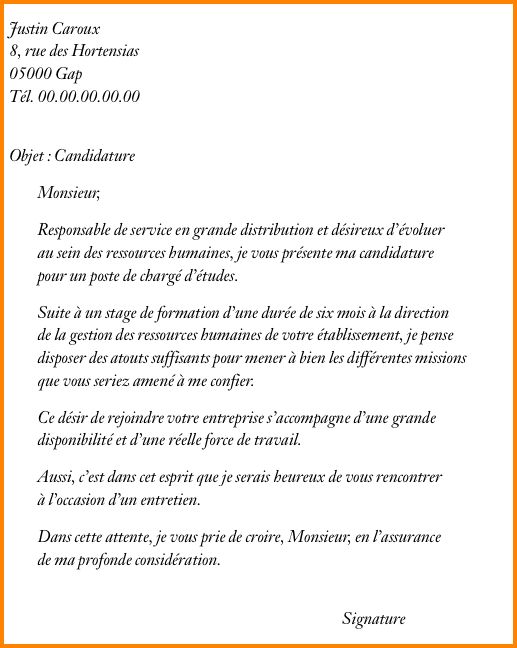 lettre de motivation pour tous les emplois