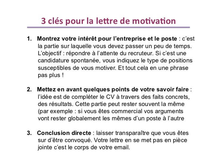 lettre de motivation pour un voyage scolaire