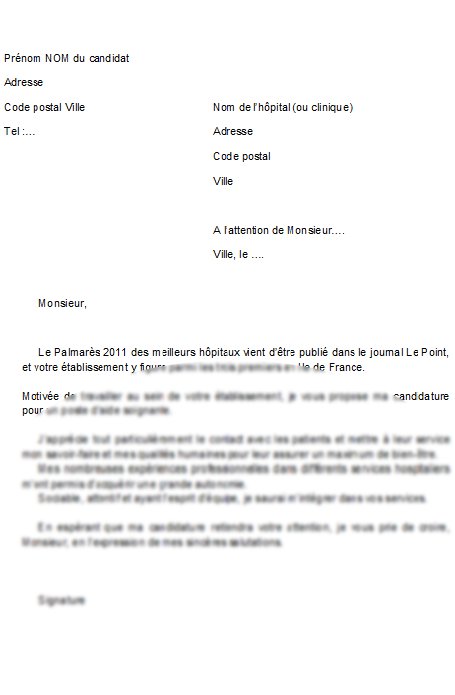 lettre de motivation pour une aide