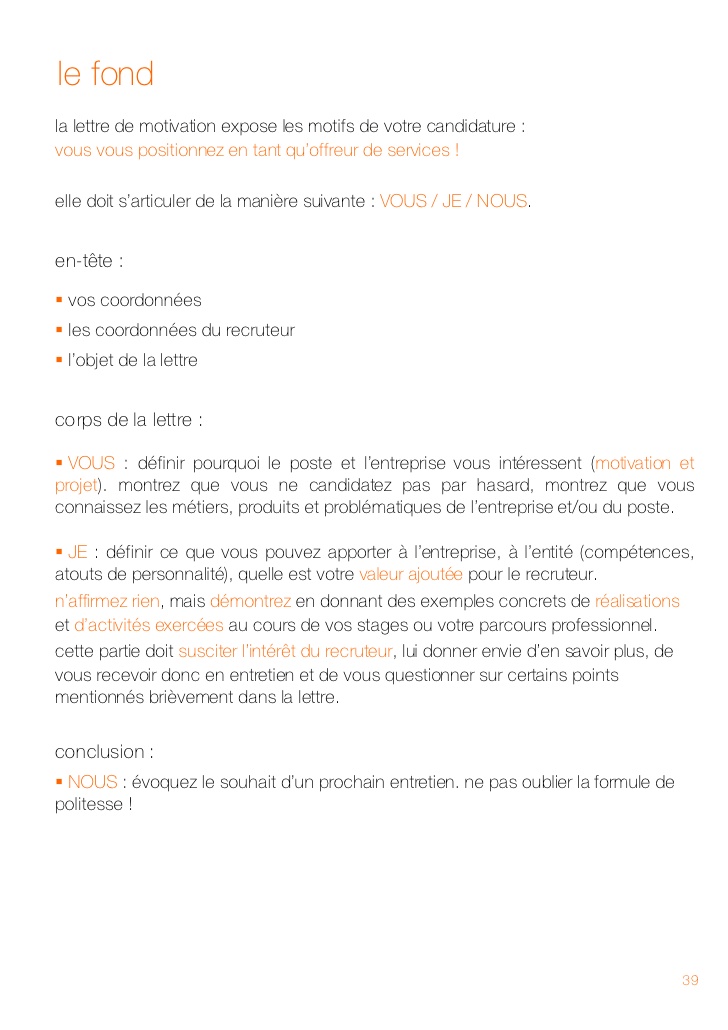 lettre de motivation telecommunication