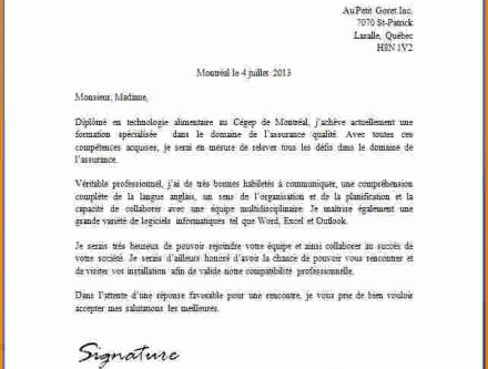 lettre de motivation type modele gratuit