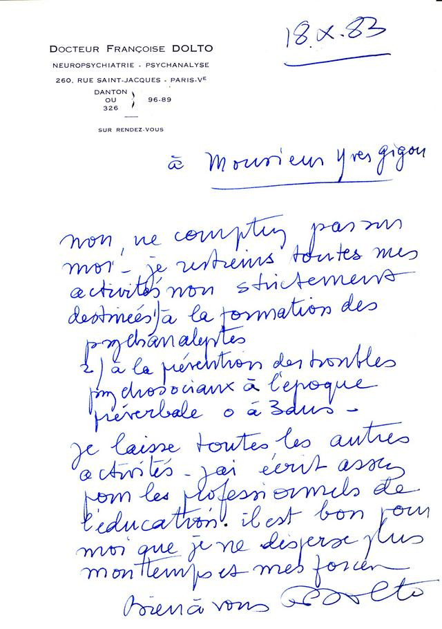 lettre de mutation dans un autre service
