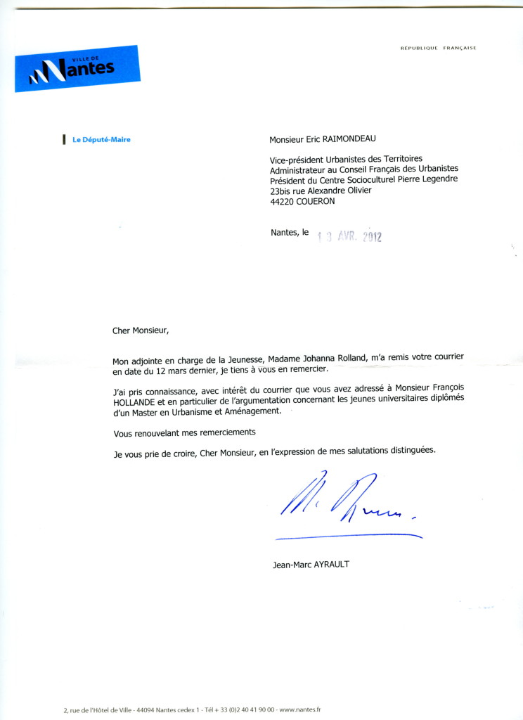 lettre de mutation geographique