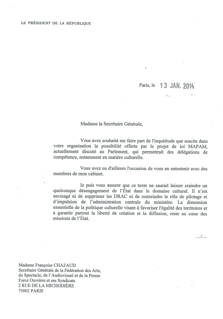 lettre de preavis d'un mois
