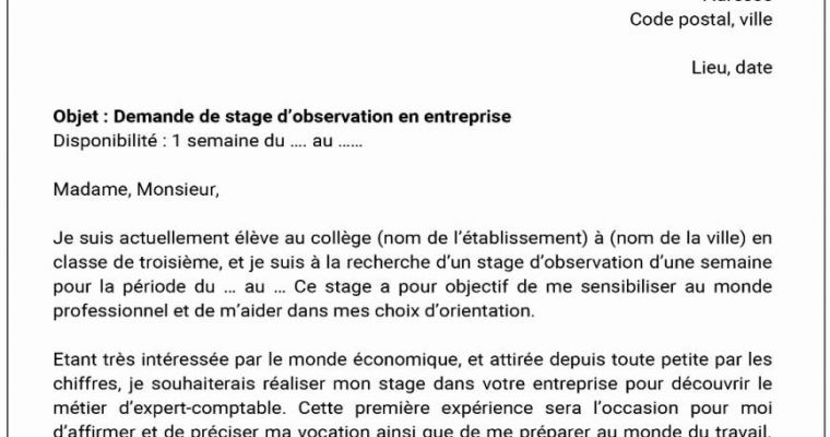 lettre de presentation de voeux
