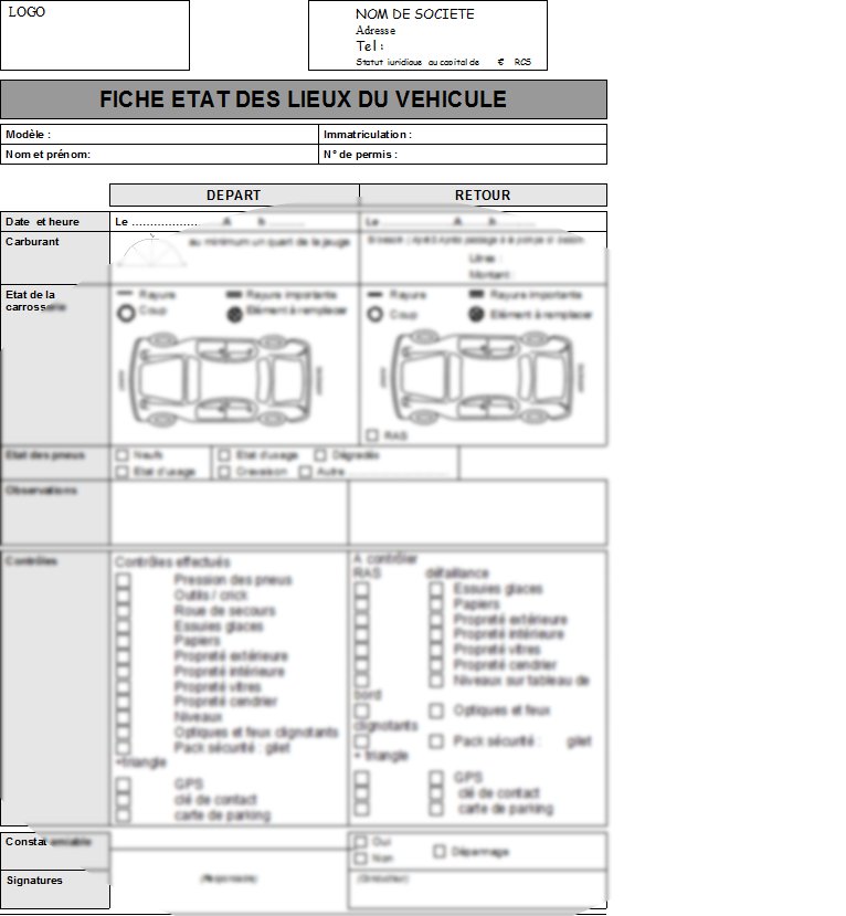 lettre de pret de voiture