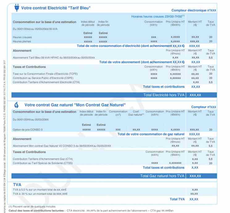 lettre de reclamation d'une facture d'electricite anormalement elevee