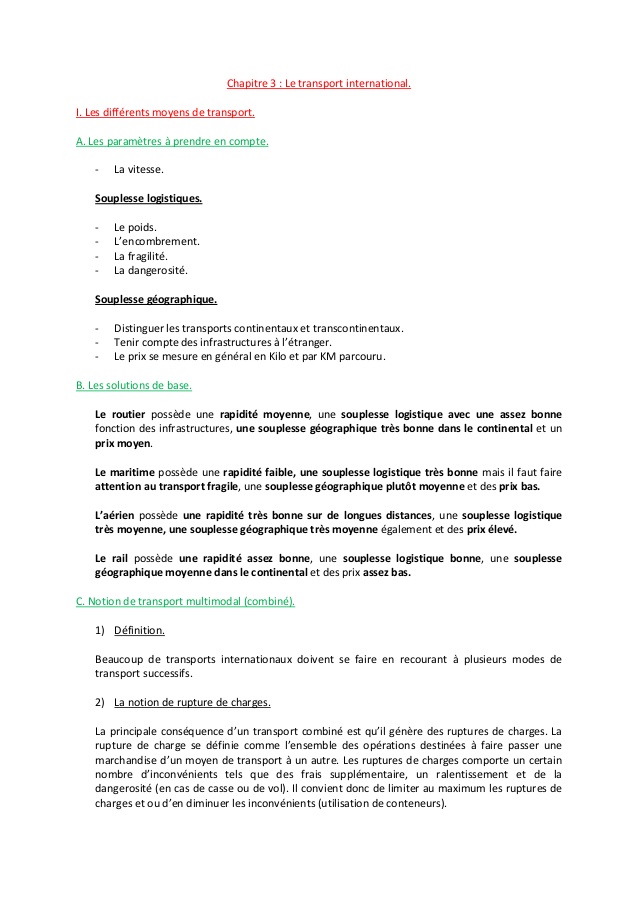 lettre de reclamation transporteur