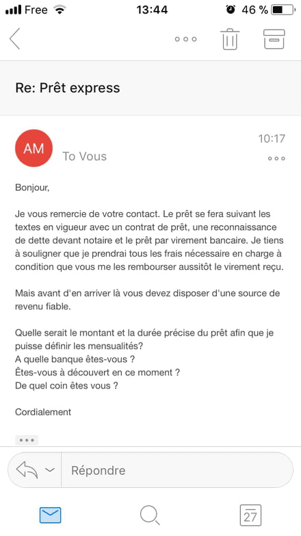 lettre de reconnaissance de dettes entre particuliers