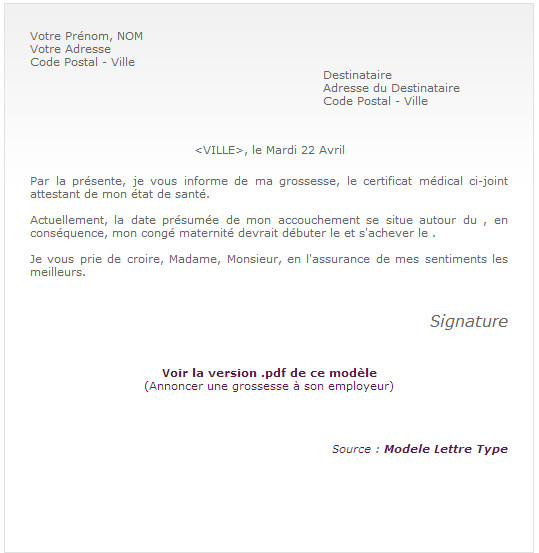 lettre de reduction