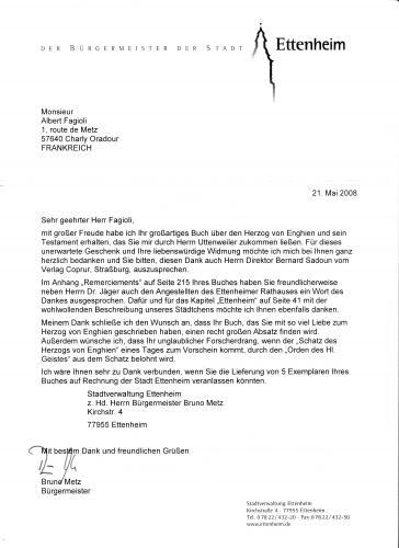 lettre de remerciement cadeau