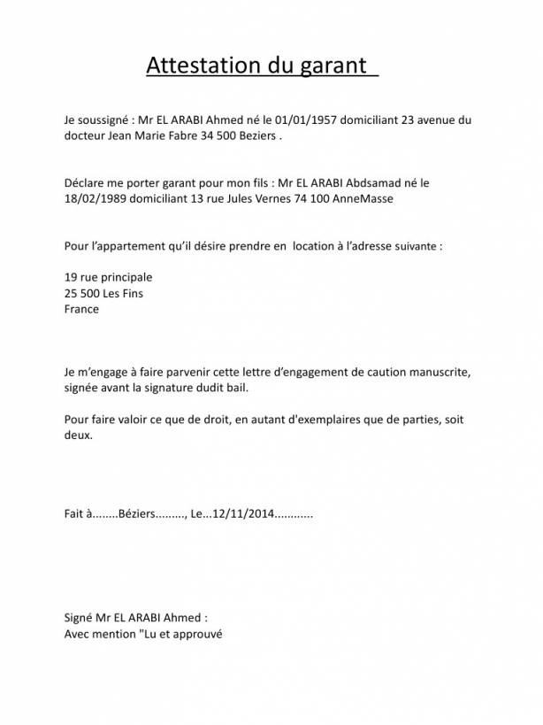 lettre de reservation d appartement