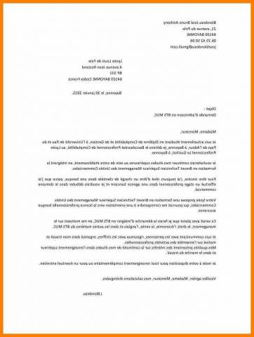 lettre de reservation