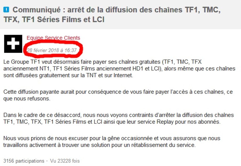 lettre de resiliation de contrat canal sat