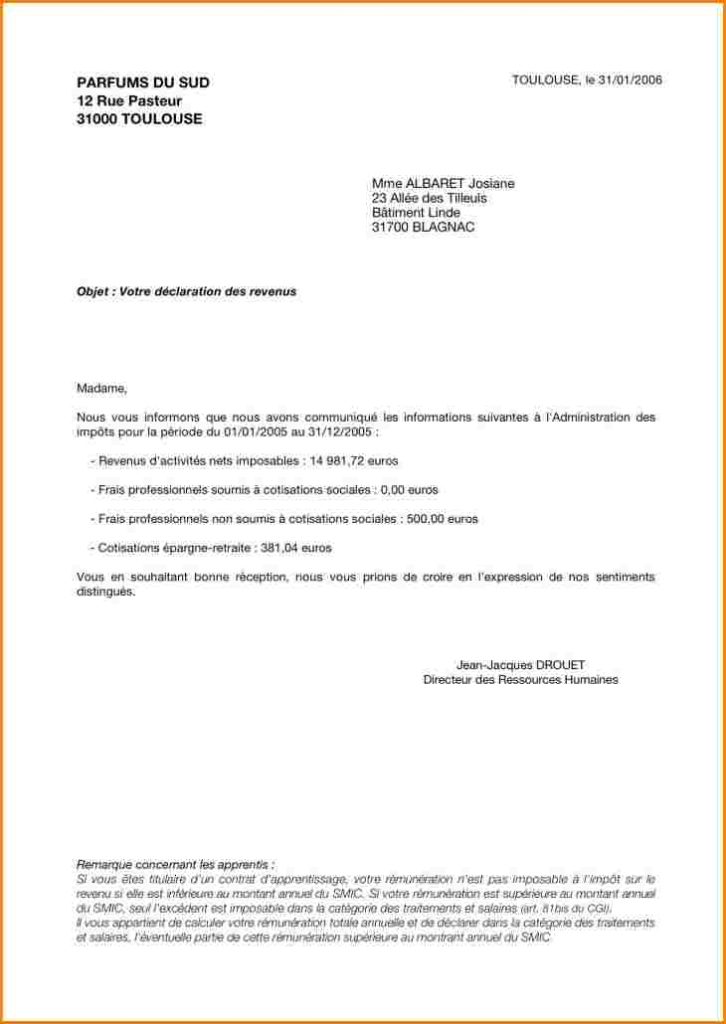 lettre de retraite